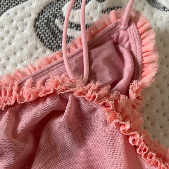 Pink Ruffled Camisole Top - Picture 4 of 4